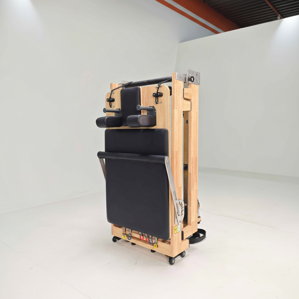 Pilates & Yoga With Katja Youtube - Commercial Foldable Oak & Aluminum Pilates