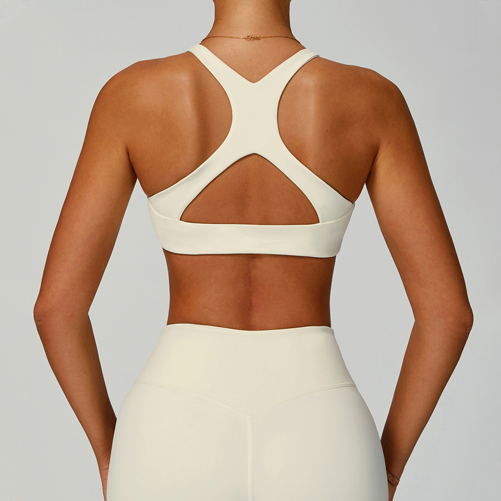 Pilates Yoga Wear - Sports Bra With Hollow Back Tight
