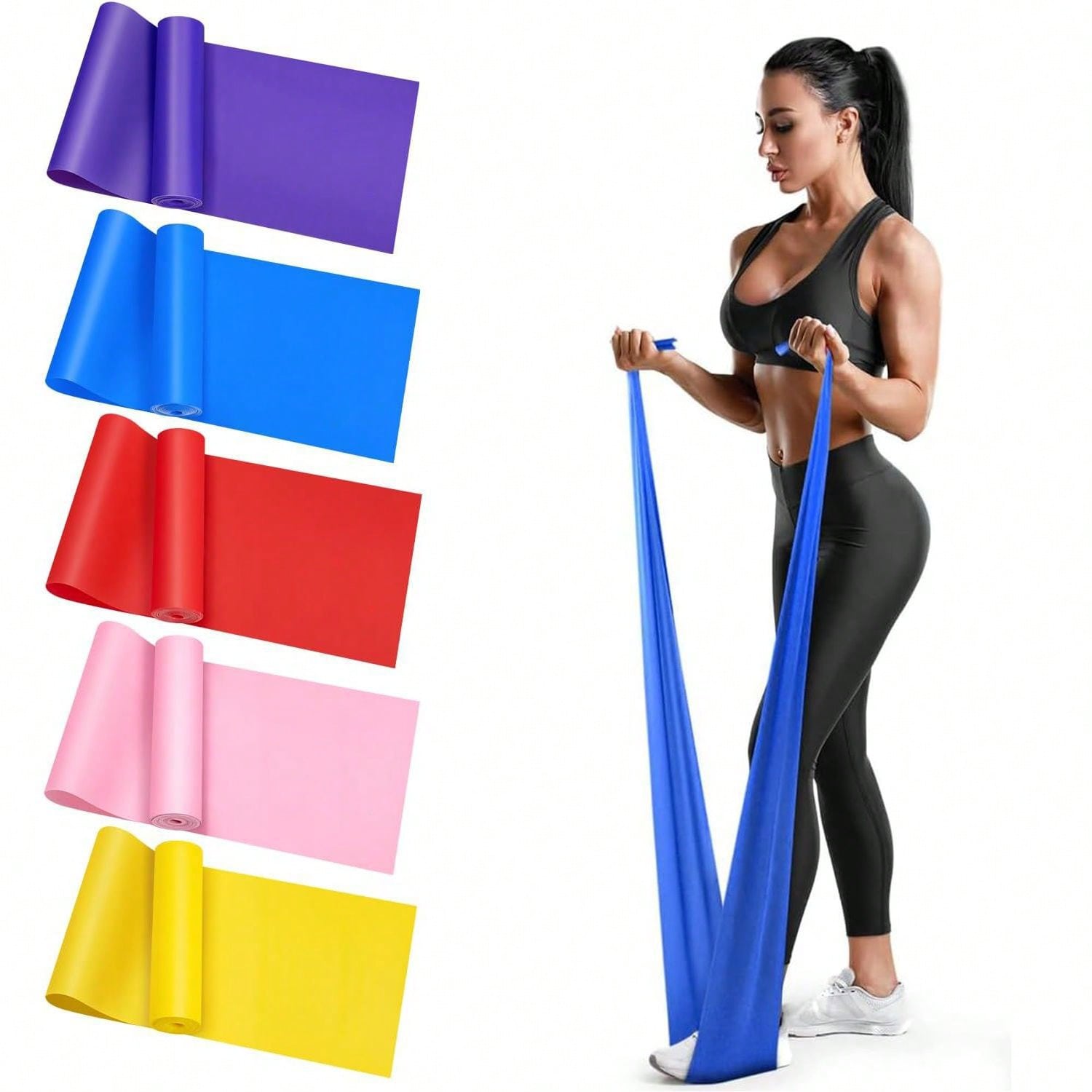 Pilates And Yoga Difference - 1pc Resistance Band, Fitness Band, Strength
