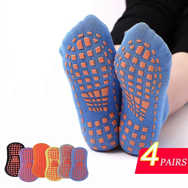 Pilates Yoga Wear - 4 Pairs of Comfortable Pure Cotton
