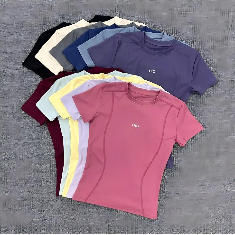 Pilates Yoga Wear - Summer new style simple short-sleeved T-shirt