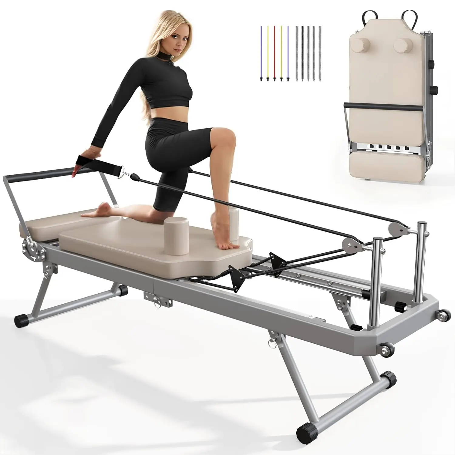 Pilates Reformer Spring - Pilates Reformer Machine for Home Gym