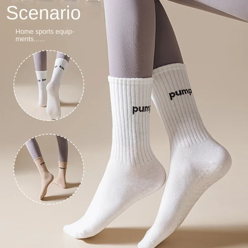 Women Mid Tube Yoga Socks Anti – Youtube Yoga Pilates Bewertung und Preis