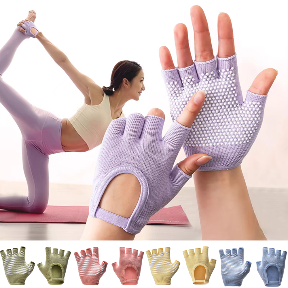 1Pair Half Finger Yoga Antisli – Pilates Yoga Aerial Bewertung und Preis