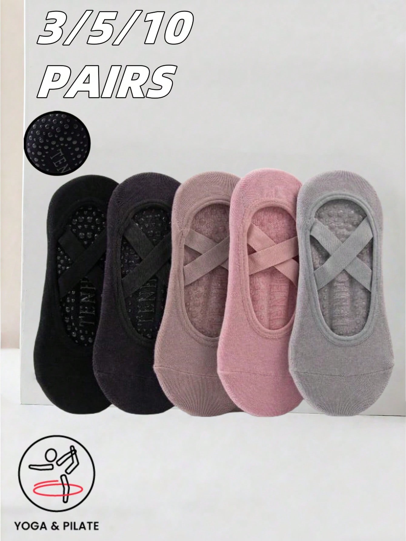 Anti-slip silicone sole yoga s – Pilates Yoga Wear Bewertung und Preis