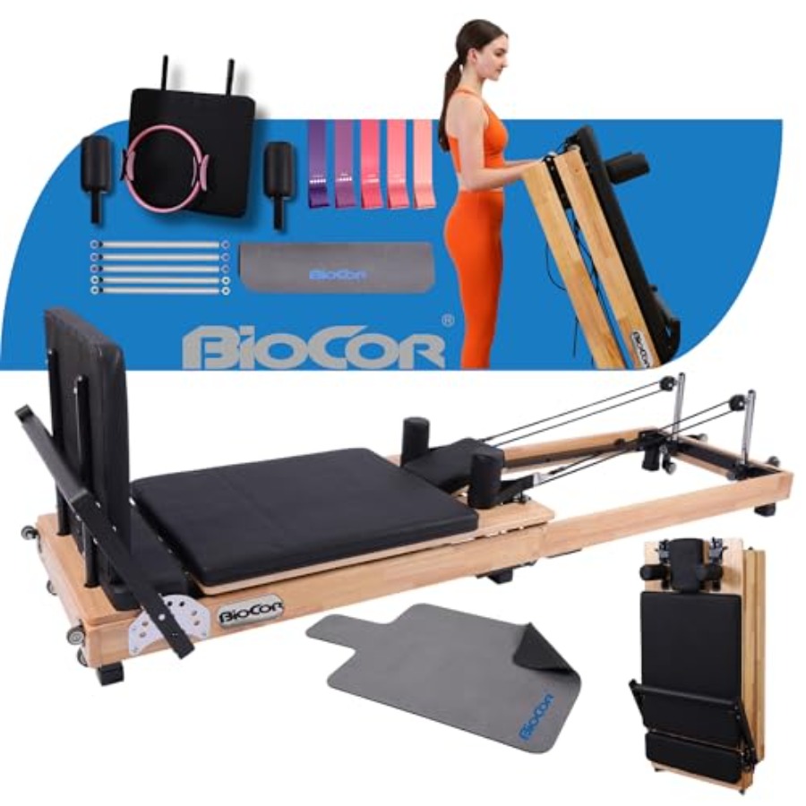 MAX4.0 Pilates Reformer Wood H – Pilates Reformer Spring Bewertung und Preis
