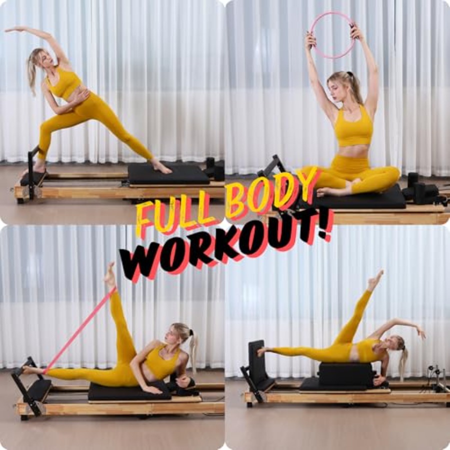 MAX4.0 Pilates Reformer Wood H – Pilates Reformer Spring Bewertung und Preis