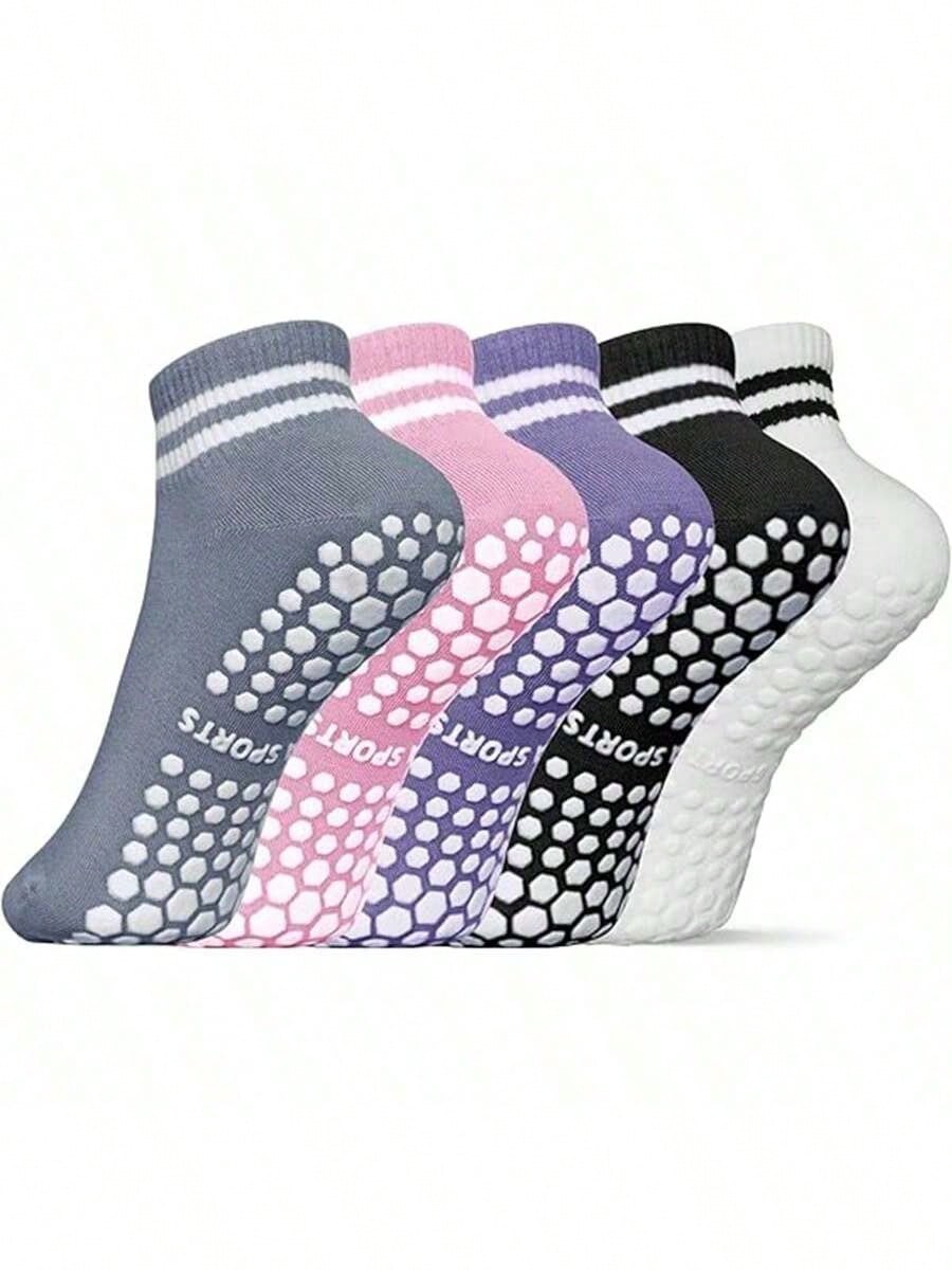 5 Pairs Women Double Stripe No – Pilates Yoga Wear Bewertung und Preis