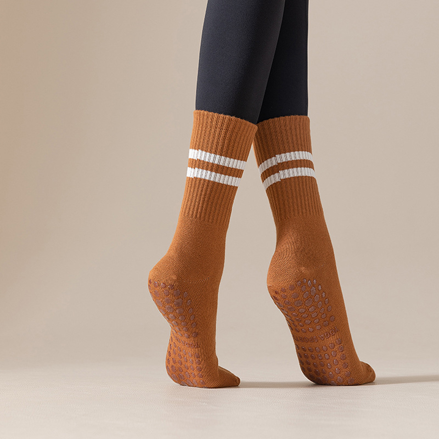 1 Pair Women Socks Yoga Socks  – Youtube Yoga Pilates Bewertung und Preis