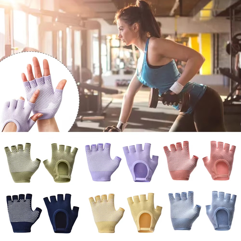 1Pair Half Finger Anti-Slip Yo – Pilates Yoga Aerial Bewertung und Preis