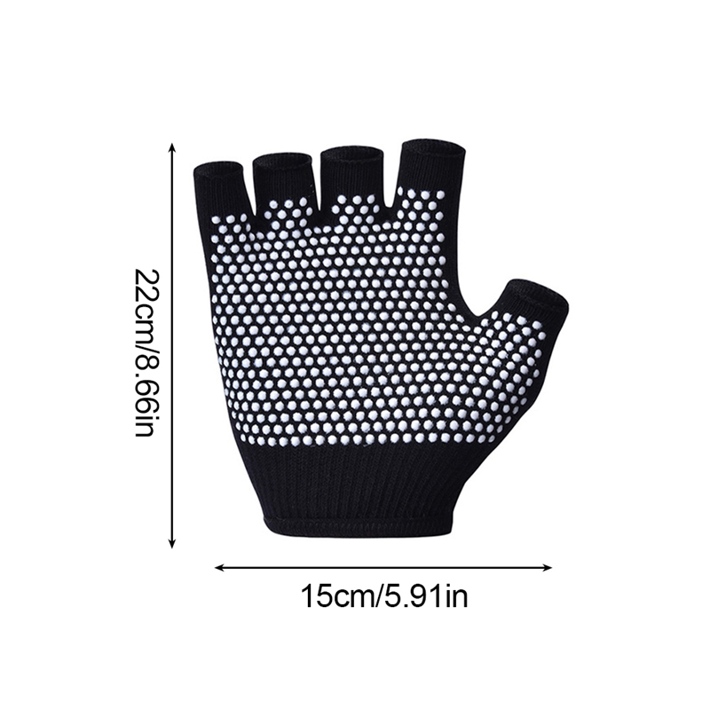 1Pair Half Finger Anti-Slip Yo – Pilates Yoga Aerial Bewertung und Preis